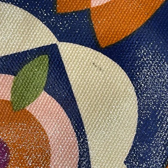 -Mod Bloom Pop – Vintage Fossil Key-Per Mod-Floral Messenger Crossbody Bag - Picture 14 of 16